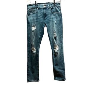 PacSun Men’s Distressed Slim Fit Jeans Size 29 x 30